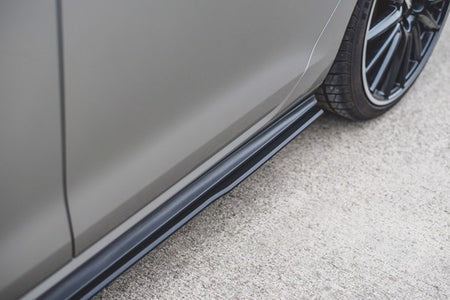 Maxton Racing Durability Side Skirts Diffusers VW Golf 7 Gti - Black