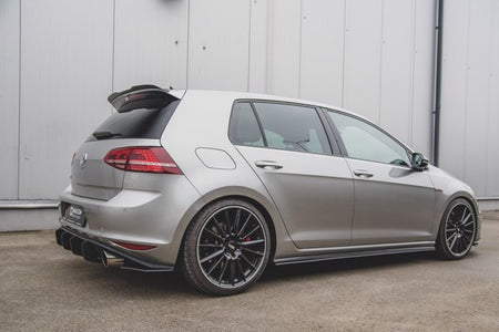 Maxton Racing Durability Side Skirts Diffusers VW Golf 7 Gti - Black