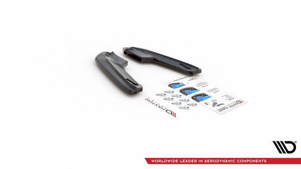 Maxton Rear Side Splitters V.1 Audi RS3 8V Sportback - Gloss Black