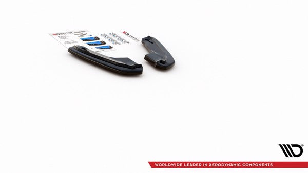 Maxton Rear Side Splitters V.1 Audi RS3 8V Sportback - Gloss Black