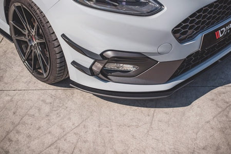 Maxton Racing Durability Front Splitter Ford Fiesta Mk8 St / St-Line - Black
