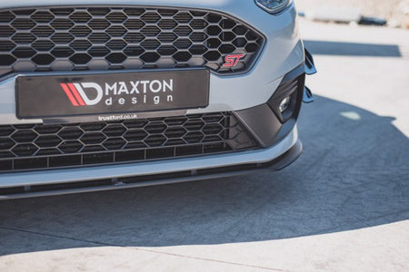 Maxton Racing Durability Front Splitter Ford Fiesta Mk8 St / St-Line - Black