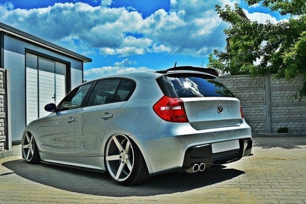 Maxton Rear Side Splitters BMW 1 E87 Standard/M-Performance - Gloss Black