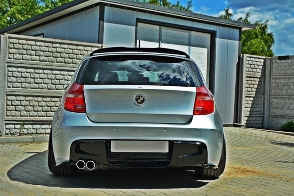 Maxton Rear Side Splitters BMW 1 E87 Standard/M-Performance - Gloss Black