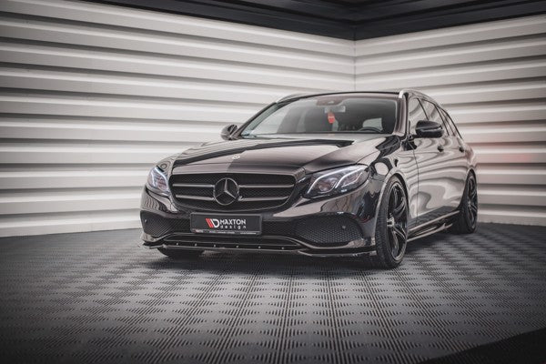 Maxton Front Splitter Mercedes-Benz E W213 - Gloss Black