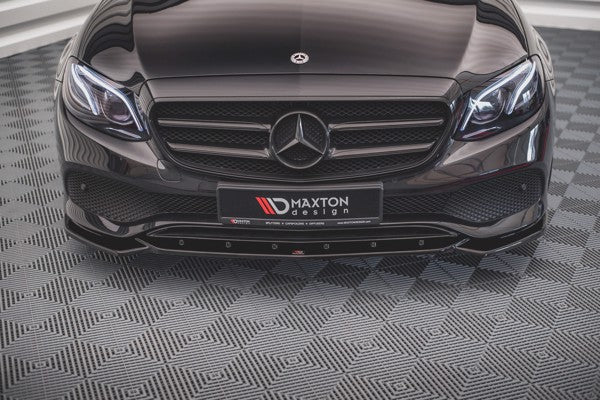 Maxton Front Splitter Mercedes-Benz E W213 - Gloss Black