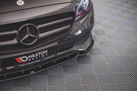 Maxton Front Splitter Mercedes-Benz E W213 - Gloss Black