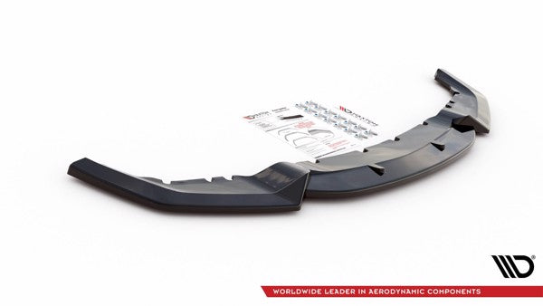 Maxton Front Splitter V.2 BMW M2 F87 - Gloss Black