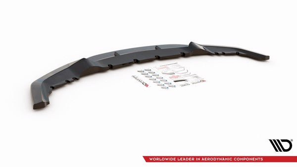 Maxton Front Splitter V.2 BMW M2 F87 - Gloss Black