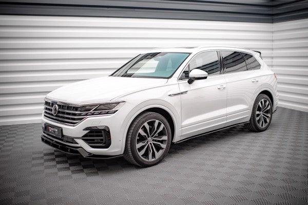 Maxton Side Skirts Diffusers Volkswagen Touareg R-Line Mk3 - Gloss Black