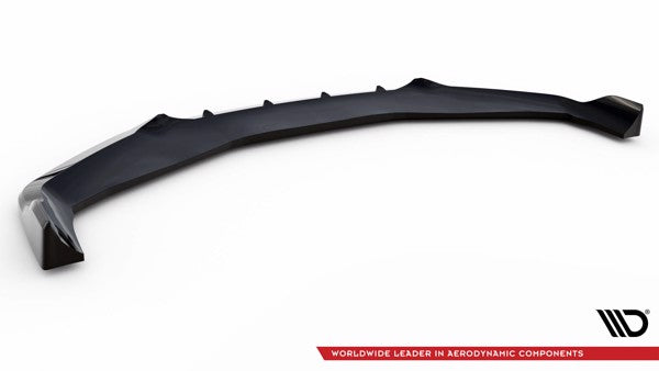 Maxton Front Splitter V.2 BMW 7 M-Pack / M760E G70 - Gloss Black