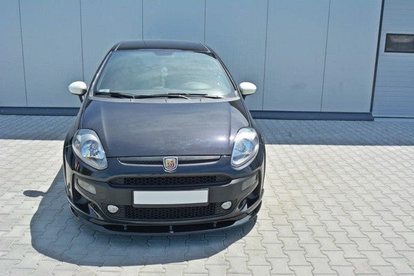 Maxton Front Splitter Fiat Punto Evo Abarth - Gloss Black