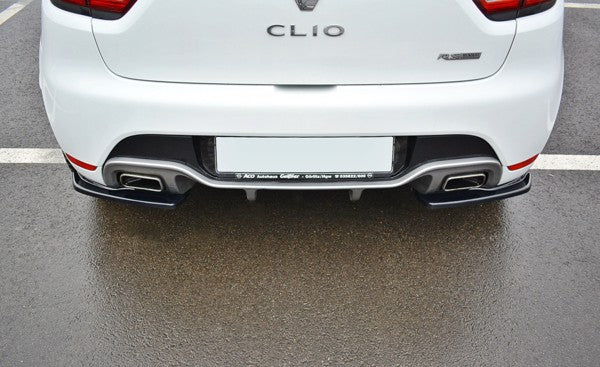 Maxton Rear Side Splitters Renault Clio Mk4 RS   - Gloss