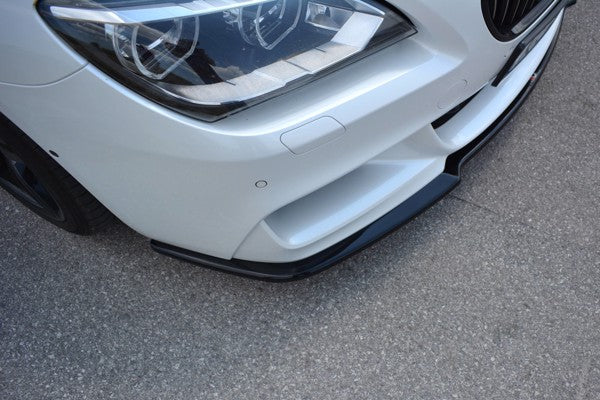 Maxton Front Splitter For BMW 6 Gran Coupé Mpack - Gloss Black