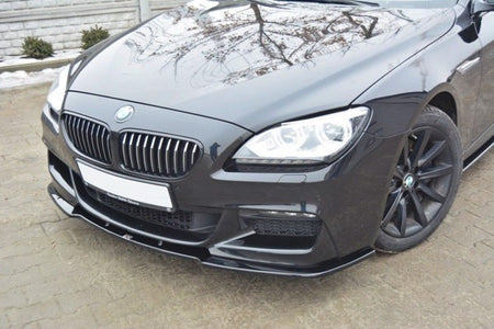 Maxton Front Splitter For BMW 6 Gran Coupé Mpack - Gloss Black