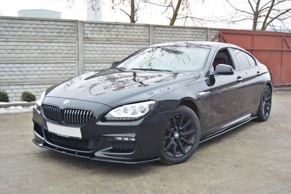 Maxton Front Splitter For BMW 6 Gran Coupé Mpack - Gloss Black