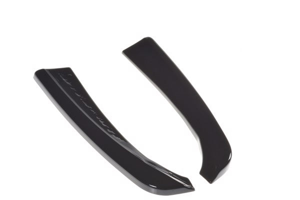 Maxton Rear Side Splitters Mercedes- Benz C-Class W205 Coupe Amg-Line - Gloss Black