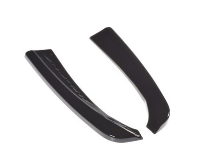 Maxton Rear Side Splitters Mercedes- Benz C-Class W205 Coupe Amg-Line - Gloss Black