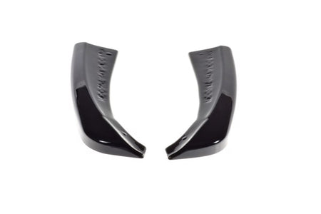 Maxton Rear Side Splitters Mercedes- Benz C-Class W205 Coupe Amg-Line - Gloss Black