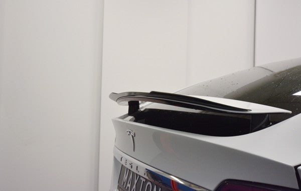 Maxton Spoiler Extension V.1 Tesla Model X - Gloss Black