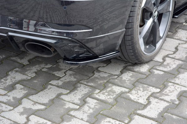 Maxton Rear Side Splitters Audi RS3 8V Fl Sportback - Gloss Black
