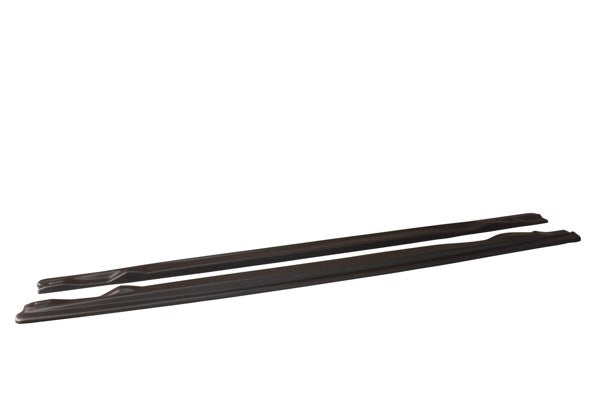 Maxton Side Skirts Diffusers Audi A6 C6 S-Line (Preface/Facelift) - Gloss Black