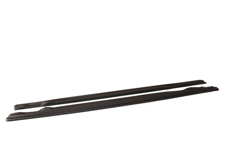 Maxton Side Skirts Diffusers Audi A6 C6 S-Line (Preface/Facelift) - Gloss Black