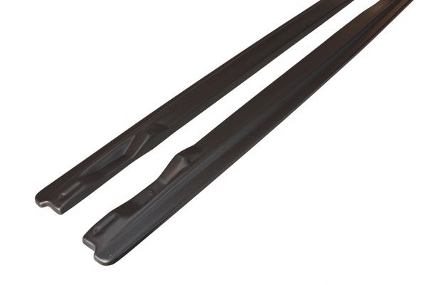 Maxton Side Skirts Diffusers Audi A6 C6 S-Line (Preface/Facelift) - Gloss Black