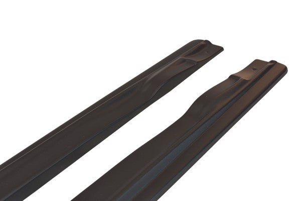 Maxton Side Skirts Diffusers Audi A6 C6 S-Line (Preface/Facelift) - Gloss Black