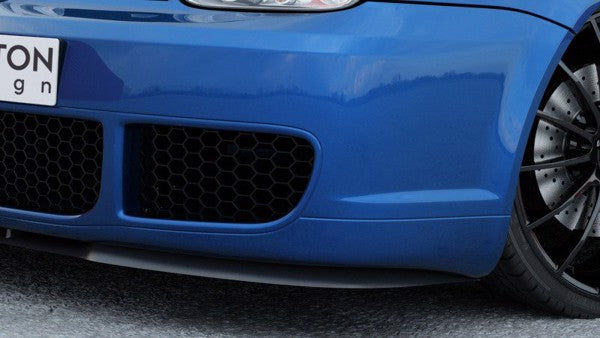 Maxton Front Splitter  (Cupra Look) VW Golf Iv R32 - Gloss Black