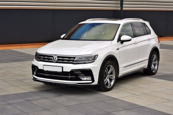 Maxton Front Splitter VW Tiguan Mk2 R-Line - Gloss Black