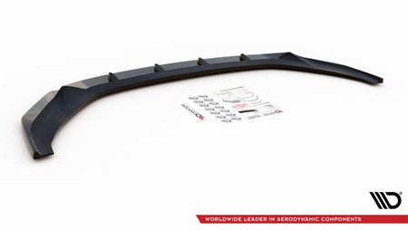 Maxton Front Splitter V.1 Audi A7 C8 - Gloss Black