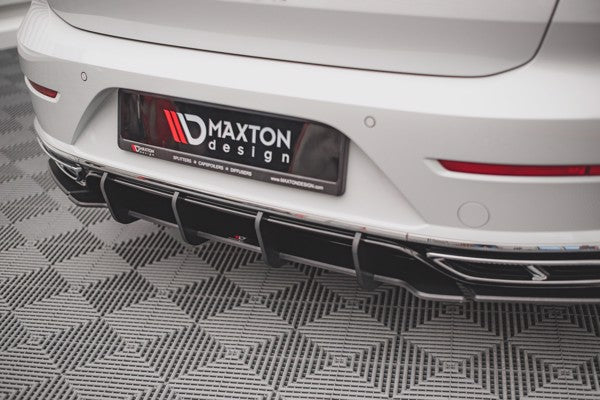 Maxton Street Pro Rear Diffuser Volkswagen Arteon R-Line Facelift - Black