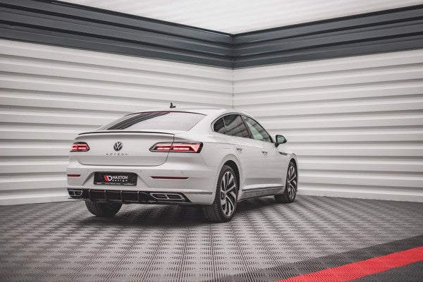 Maxton Street Pro Rear Diffuser Volkswagen Arteon R-Line Facelift - Black