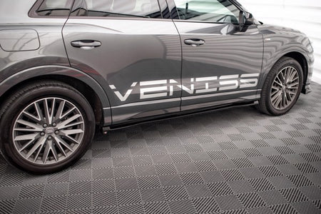 Maxton Side Skirts Diffusers Audi Q3 S-Line F3 - Gloss Black
