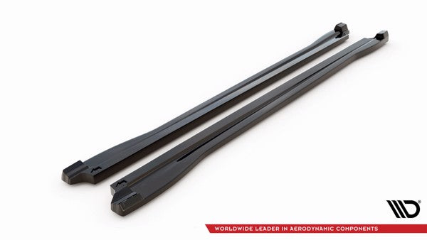Maxton Side Skirts Diffusers Audi Q3 S-Line F3 - Gloss Black
