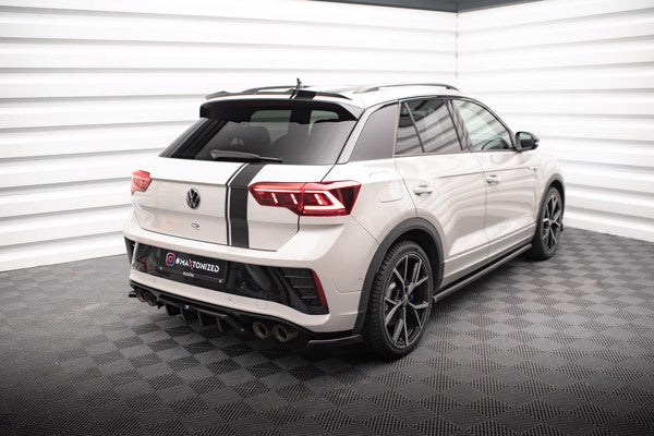 Maxton Spoiler Cap Volkswagen T-Roc R Mk1 Facelift - Gloss Black