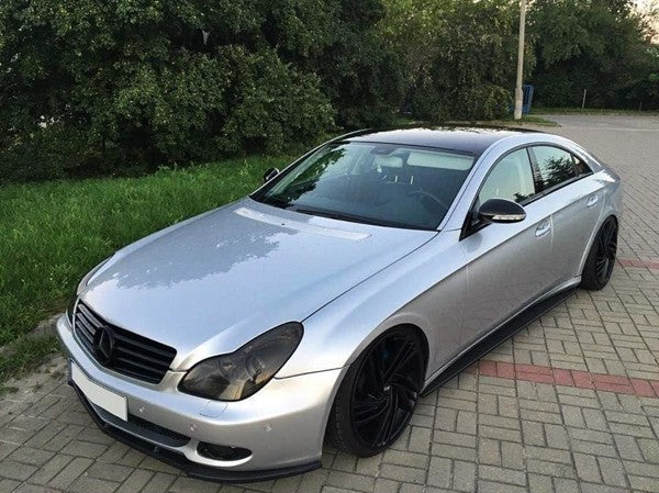Maxton Side Skirts Diffusers Mercedes C219 - Gloss Black