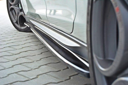 Maxton Side Skirts Diffusers Alfa Romeo Giulietta - Gloss Black