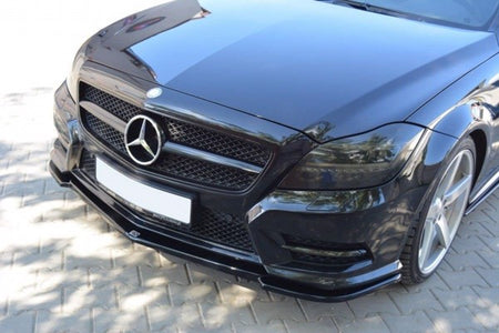 Maxton Front Splitter Mercedes Cls C218 Amg Line - Gloss Black