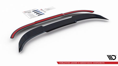 Maxton Spoiler Cap For BMW X2 F39 M-Pack - Gloss Black