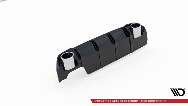 Maxton Rear Valance + Exhaust Ends Imitation Peugeot 308 Sw Mk2 Facelift
