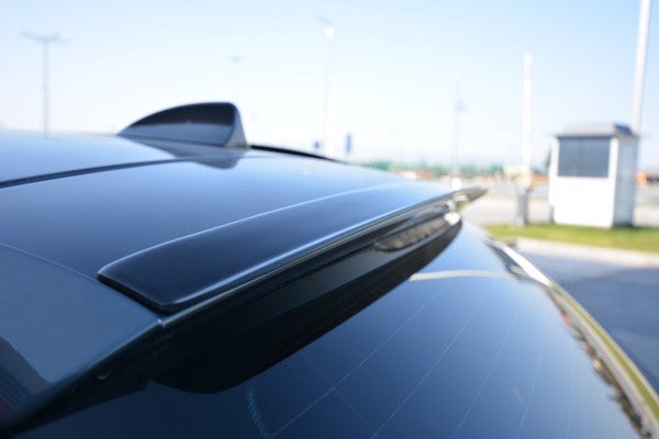 Maxton Spoiler Cap For BMW 5 E61 M-Pack - Gloss Black