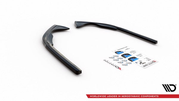 Maxton Rear Side Splitters Volkswagen Passat B8 Facelift - Gloss Black