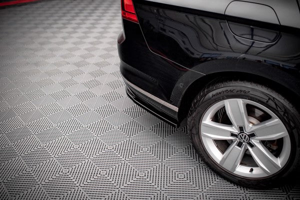 Maxton Rear Side Splitters Volkswagen Passat B8 Facelift - Gloss Black