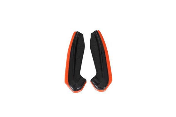 Maxton Rear Side Splitters V.2 Subaru Brz Facelift  - Gloss Black + Red