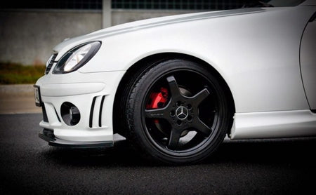 Maxton Front Splitter Mercedes Slk R170 For Amg 204 Bumper - Gloss Black