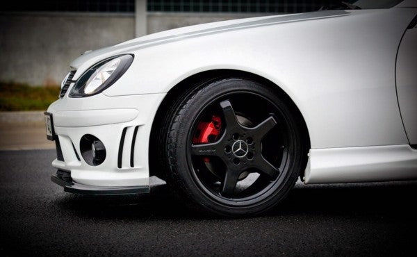 Maxton Front Splitter Mercedes Slk R170 For Amg 204 Bumper - Gloss Black