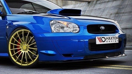 Maxton Front Splitter Subaru Impreza Wrx Sti (Blobeye) - Gloss Black