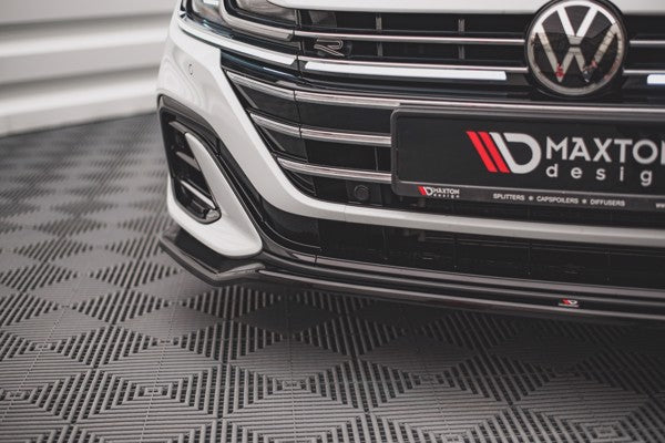 Maxton Front Splitter V.3 Volkswagen Arteon R-Line Facelift - Gloss Black
